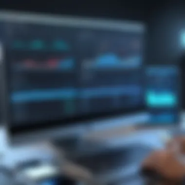 Performance Tracking Software Features Visual representation of software features enhancing performance tracking