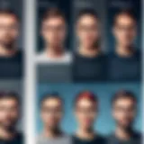 Visualization of customer persona profiles