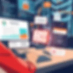 Visual representation of phishing techniques