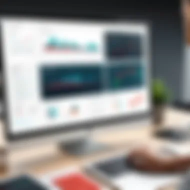 Data analytics dashboard displaying insights from Qualtrics surveys