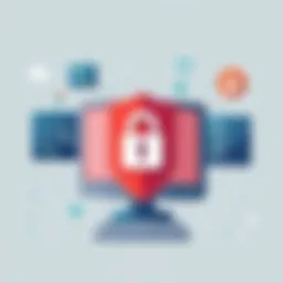 Conceptual representation of ransomware security measures