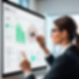 Conceptual representation of ESG ratings impacting corporate reputation