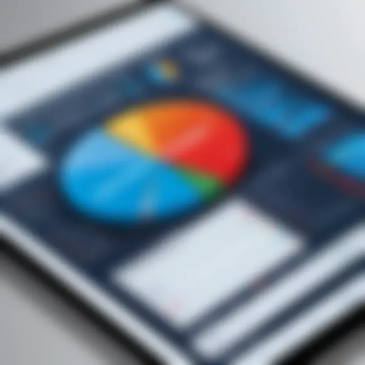 Visualization of risk assessment metrics associated with Dun and Bradstreet data