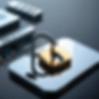 Conceptual graphic of vendor lock-in in the cloud environment