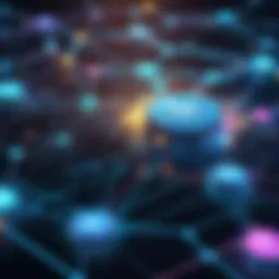 A network diagram showcasing interconnected supply chain nodes