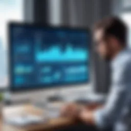 A strategic HR professional analyzing data trends