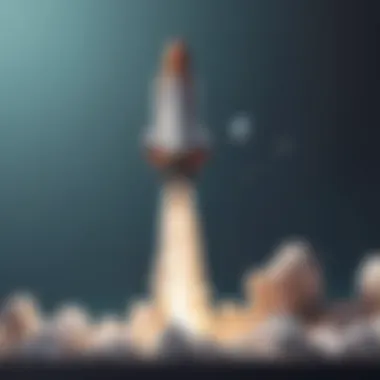 Success Rocket Illustration