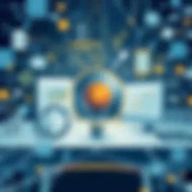 Concept art highlighting strategic alignment in technology