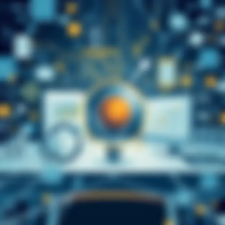 Concept art highlighting strategic alignment in technology