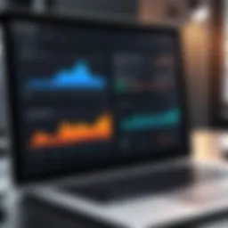 An analytical dashboard showcasing social listening metrics