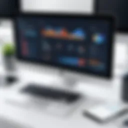 Visual representation of CRM data analysis
