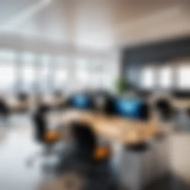 Collaborative Office Spaces for Team Engagement Office environment with collaborative spaces