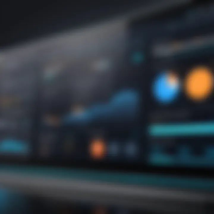 A sophisticated dashboard showcasing test case management metrics.