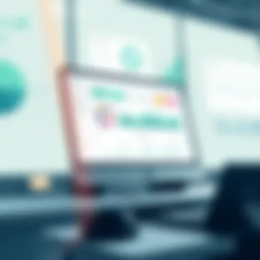 Visual representation of UKG workforce management system dashboard showcasing analytics