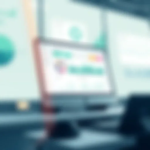 Visual representation of UKG workforce management system dashboard showcasing analytics