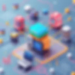 Visual representation of data processing architecture