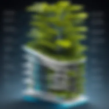 Advantages of Spine and Leaf Architecture Diagram showing the advantages of spine and leaf architecture over traditional networking