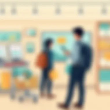 Visual representation of consumer behavior in online shopping