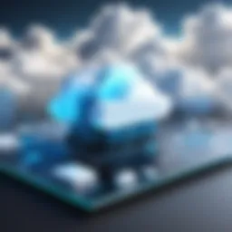 Diagram illustrating the architecture of a hybrid cloud environment