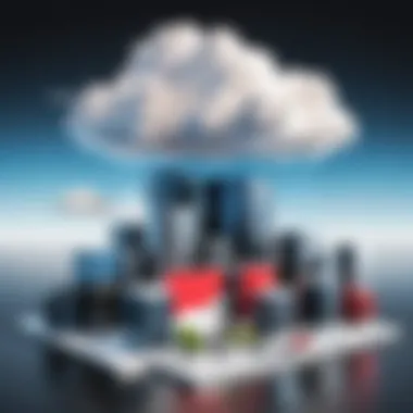 Cloud-Based Deployment of Oracle NetSuite ERP Illustration demonstrating cloud-based deployment of ERP