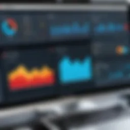 Visual representation of Oracle NetSuite ERP dashboard