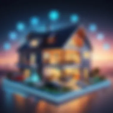 Smart Home Applications of IoT Smart home technology illustrating IoT applications