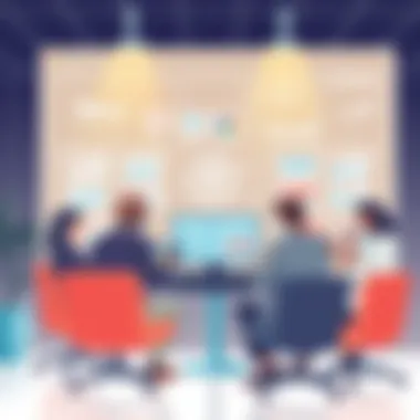 Collaborative discussion on brand innovation