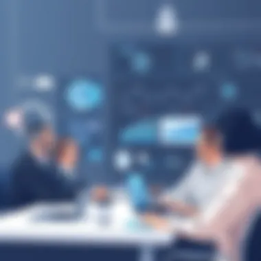 Strategic planning session with marketing professionals