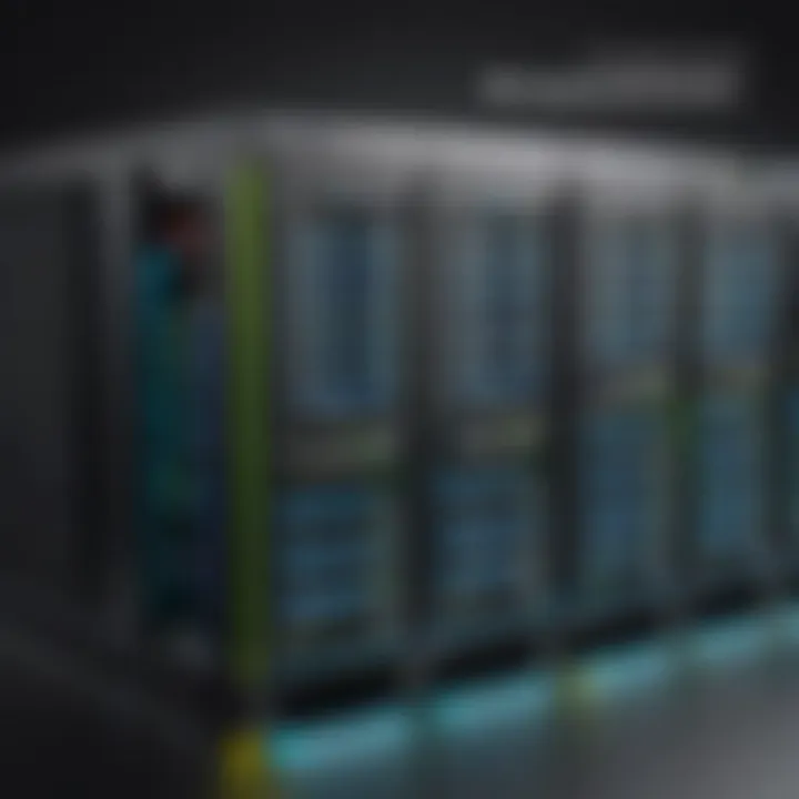 Diagram of VMware virtual server architecture