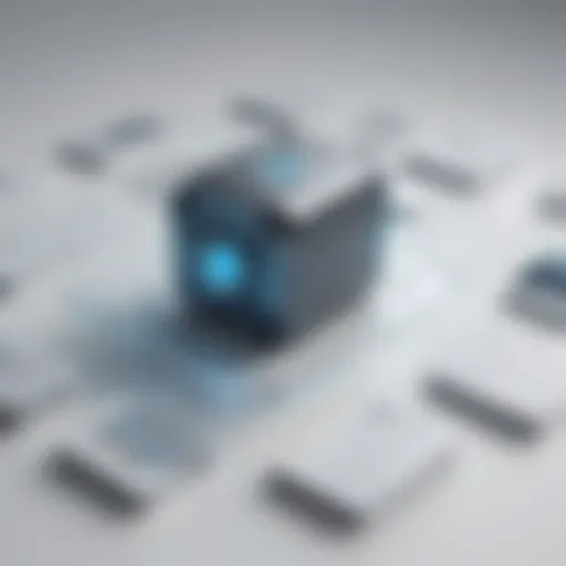 Illustration of intelligent indexing in DocuWare