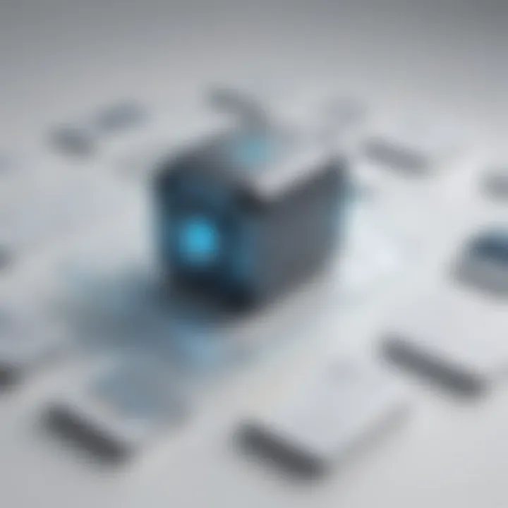 Illustration of intelligent indexing in DocuWare