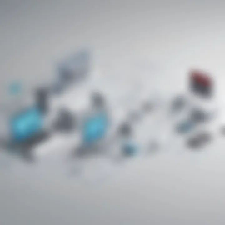 Illustration showcasing seamless integration feature of DocuWare