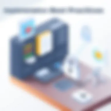 Infographic detailing best practices for implementing Zoho Vault in a business environment