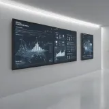 Digital currency representation with futuristic design